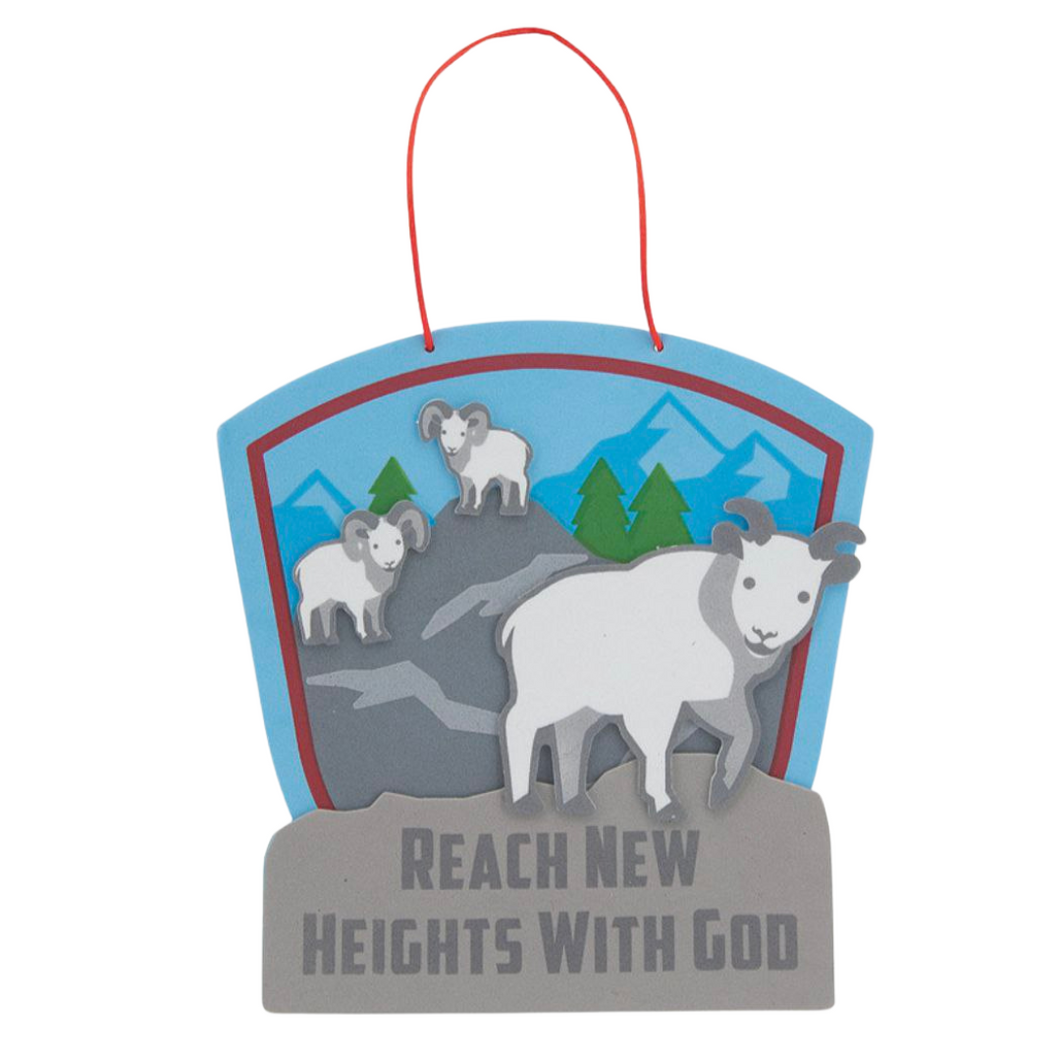 New Heights with God Bible Craft