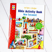 Load image into Gallery viewer, Wipe Clean Bible Activity Book (New Testament)
