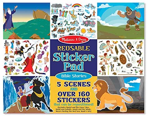 Melissa & Doug Reusable Sticker Pad - Bible Stories